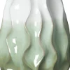 Intratuin vaas Wibo groen / wit D 15 H 21,7 cm
