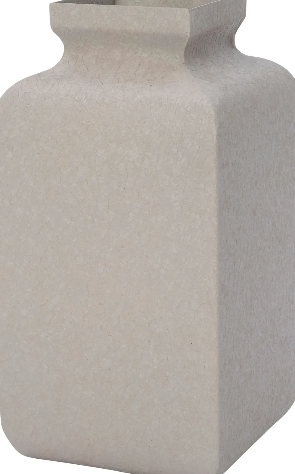 Intratuin vaas Wolls grijs 10 x 10 x 25,5 cm