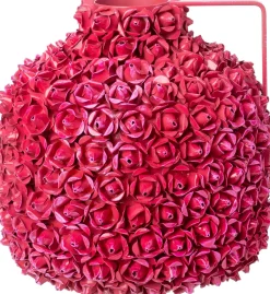 Intratuin vaas Wooler roze D 20 H 17 cm