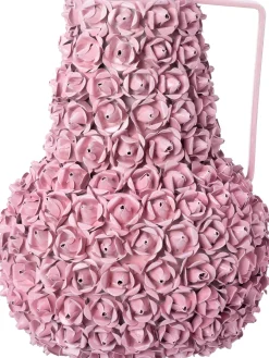 Intratuin vaas Wooler violet D 18 H 22 cm