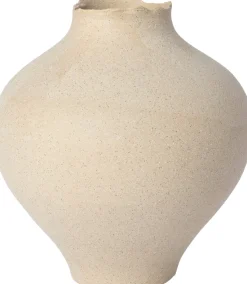Intratuin vaas Yvan crème D 20,5 H 22,5 cm
