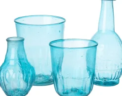 Intratuin vaas Zay blauw D 8,5 H 18 cm