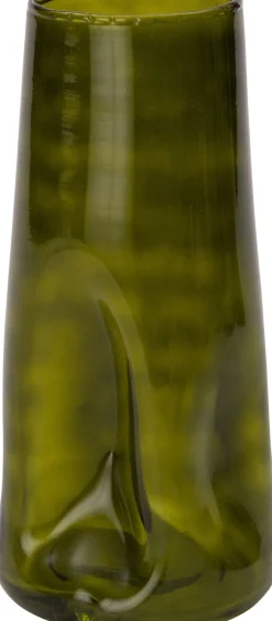 Intratuin vaas Zep groen D 13 H 35 cm