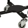 Intratuin verstelbare plantentrolley zwart D 29 H 10,5 cm
