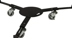 Intratuin verstelbare plantentrolley zwart D 40 H 11,5 cm