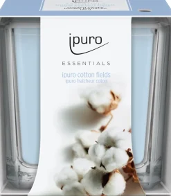 Ipuro geurkaars Essentials Cotton Fields 26 uur D 7,1 H 7 cm