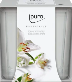 Ipuro geurkaars Essentials White Lily 26 uur D 7,1 H 7 cm