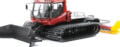 Jägerndorfer kerstdorpminiatuur pistenbully 400 rood 14,3 x 19,5 x 33 cm