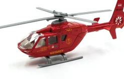 Jägerndorfer kerstdorp set helikopter rood