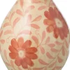 J-Line vaas Bloem crème / oranje D 23 H 29 cm