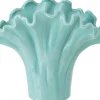 J-Line vaas Bloem turquoise 24 x 13 x 19,5 cm