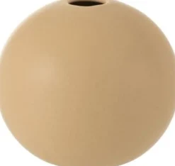 J-Line vaas Bol bruin D 18 H 18 cm