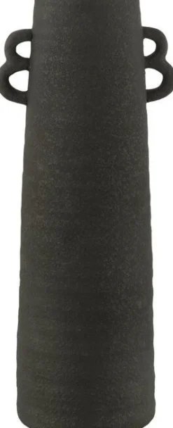 J-Line vaas Conical zwart 22 x 18 x 55 cm