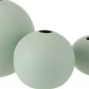 J-Line vaas groen D 12 H 11 cm