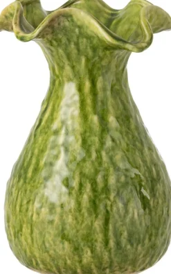 J-Line vaas Ronny groen D 21,5 H 33,5 cm