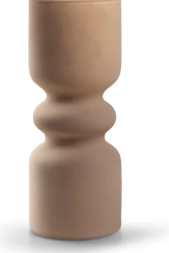 Jodeco vaas Funny beige D 10 H 25 cm