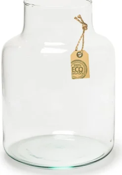 Jodeco vaas Gigi Eco transparant D 14,5 H 20 cm