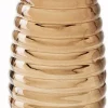 Jodeco vaas Lina beige D 8,5 H 22 cm