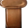 Jodeco vaas op voet Charles bruin D 20 H 30 cm