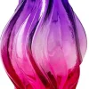 Jodeco vaas Shelby paars / roze D 15,5 H 25 cm