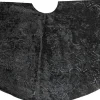 Kerstboomrok barok fluweel zwart D 120 cm