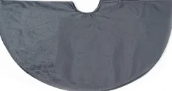 Kerstboomrok grijs D 120 cm