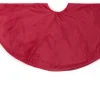 Kerstboomrok rood D 120 cm
