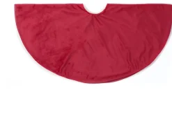 Kerstboomrok rood D 120 cm