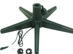 Kerstboomstandaard roterend zwart D 65 cm