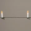 Kerstboomverlichting kaars met 50 lampjes warm white 12,5 m