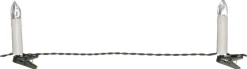 Kerstboomverlichting kaars met 50 lampjes warm white 12,5 m