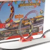 Kerstdorpminiatuur treinset looping met trein 9 x 50 x 35,5 cm
