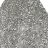 Kerstfiguur Strass Huis zilver 10,5 x 10,5 x 20 cm