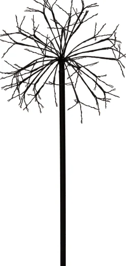 Kerstfiguur vuurwerk met 120 LED lampjes goud H 45 cm