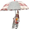 Kersthanger Gnombrella gnoom met verlichting D 50 H 60 cm