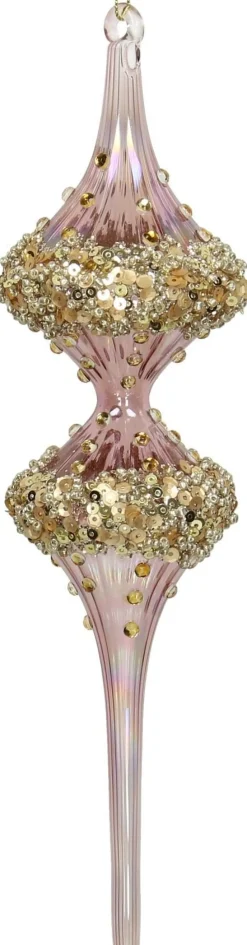 Kersthanger prinses roze D 6,4 H 24 cm