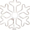Kersthanger schaduw sneeuwvlok 40 x 40 cm met 270 lampjes warm wit