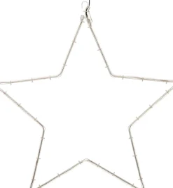 Kersthanger schaduwster met 180 lampjes warm wit D 55 cm