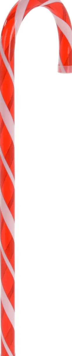 Kersthanger zuurstok rood / wit 62 x 17 x 2,5 cm