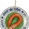 Kerst ornament boerenkool 8 x 8 x 2 cm