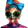 Kerst ornament Fashion Lady strik 7,6 x 6,1 x 10,7 cm