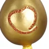Kerst ornament Prinses Maxima Centrum gelukspoppetje bruin 3,5 x 3,5 x 15 cm