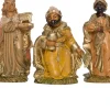 Kerststal figurenset drie koningen 3 stuks H 10 cm