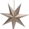 Kerstster beige D 60 H 10 cm