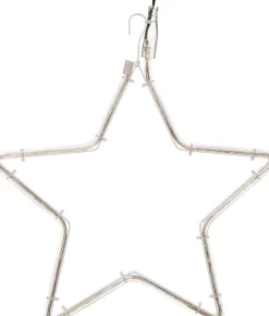 Kerstster met 90 lampjes warm wit D 30 cm