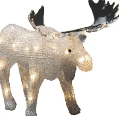 Konstsmide kerstfiguur eland met verlichting 17 x 27 x 21 cm