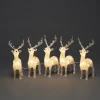 Konstsmide kerstfiguur rendier met verlichting 17 x 19 x 13 cm 5 stuks