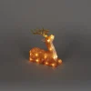 Konstsmide kerstfiguur rendier met verlichting 11 x 21,5 x 22 cm