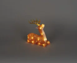 Konstsmide kerstfiguur rendier met verlichting 11 x 21,5 x 22 cm