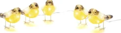 Konstsmide kerstfiguur vogel met verlichting 5,5 x 16 x 10 cm 5 stuks